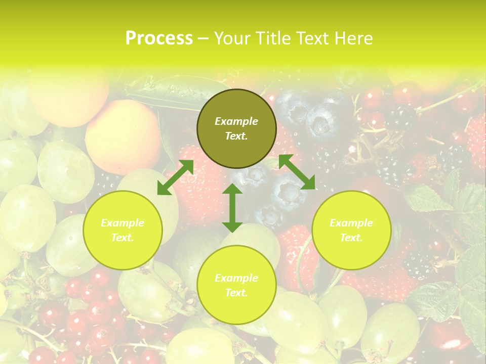 Black Green Eating PowerPoint Template