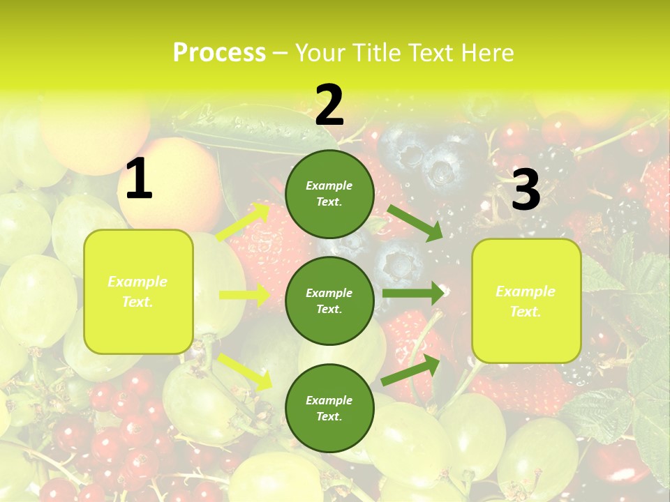 Black Green Eating PowerPoint Template
