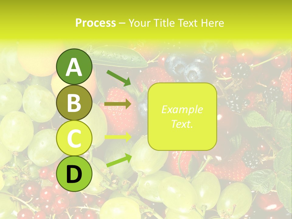 Black Green Eating PowerPoint Template