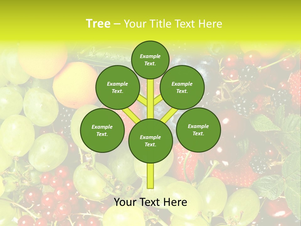 Black Green Eating PowerPoint Template