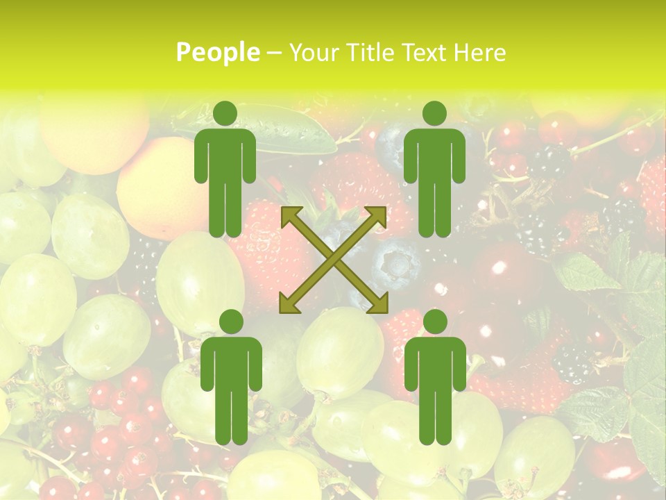 Black Green Eating PowerPoint Template