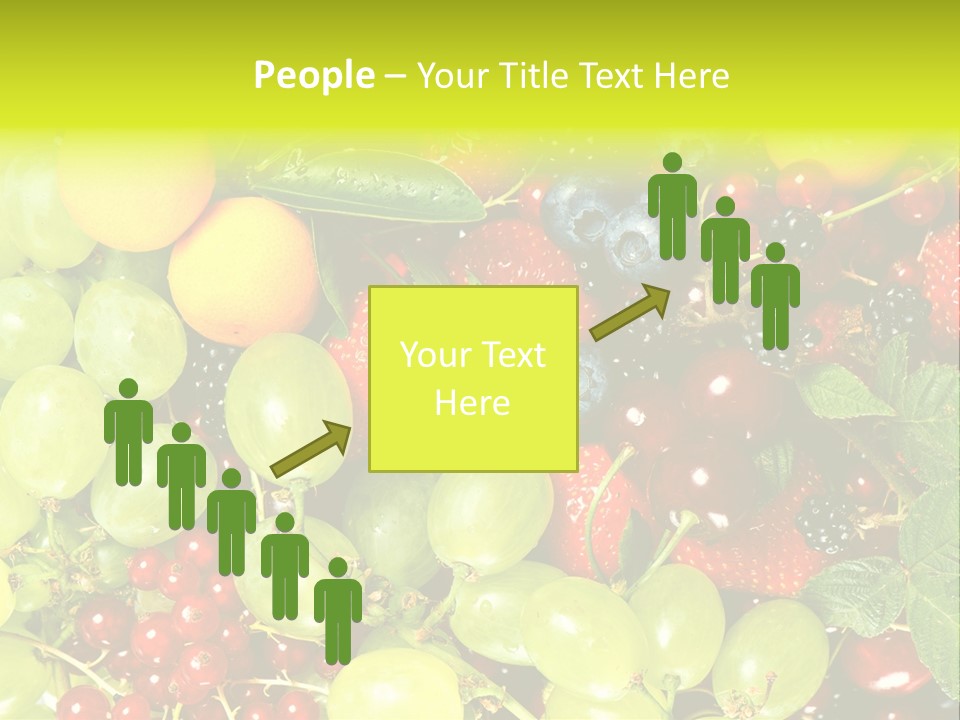 Black Green Eating PowerPoint Template