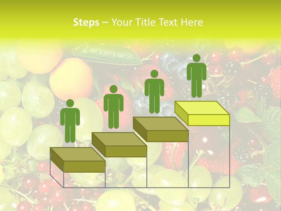 Black Green Eating PowerPoint Template