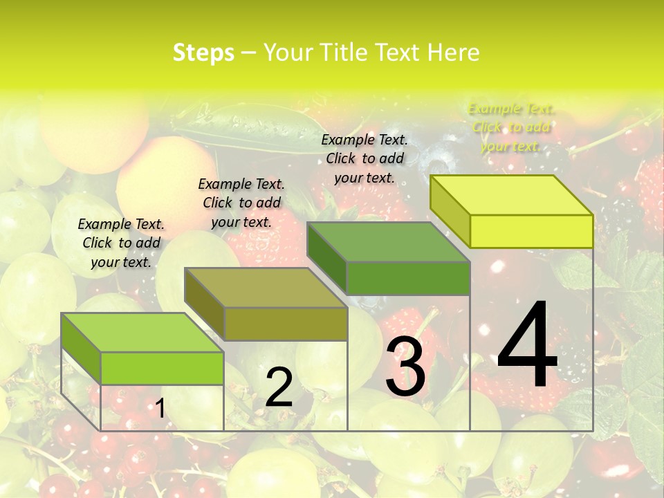 Black Green Eating PowerPoint Template