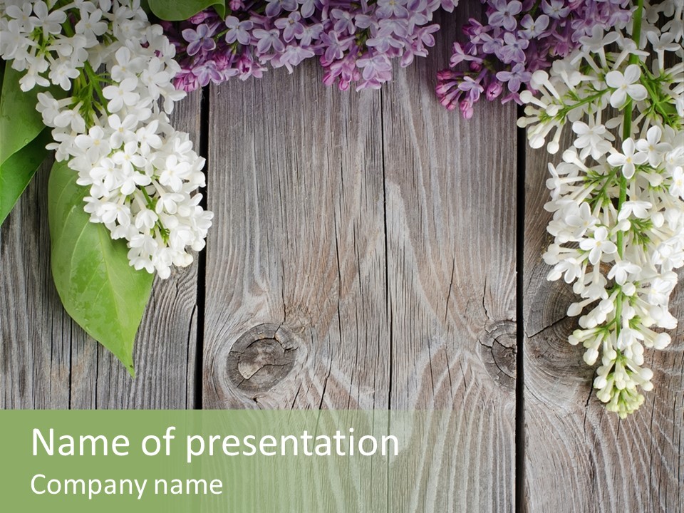 Flora Beauty Space PowerPoint Template