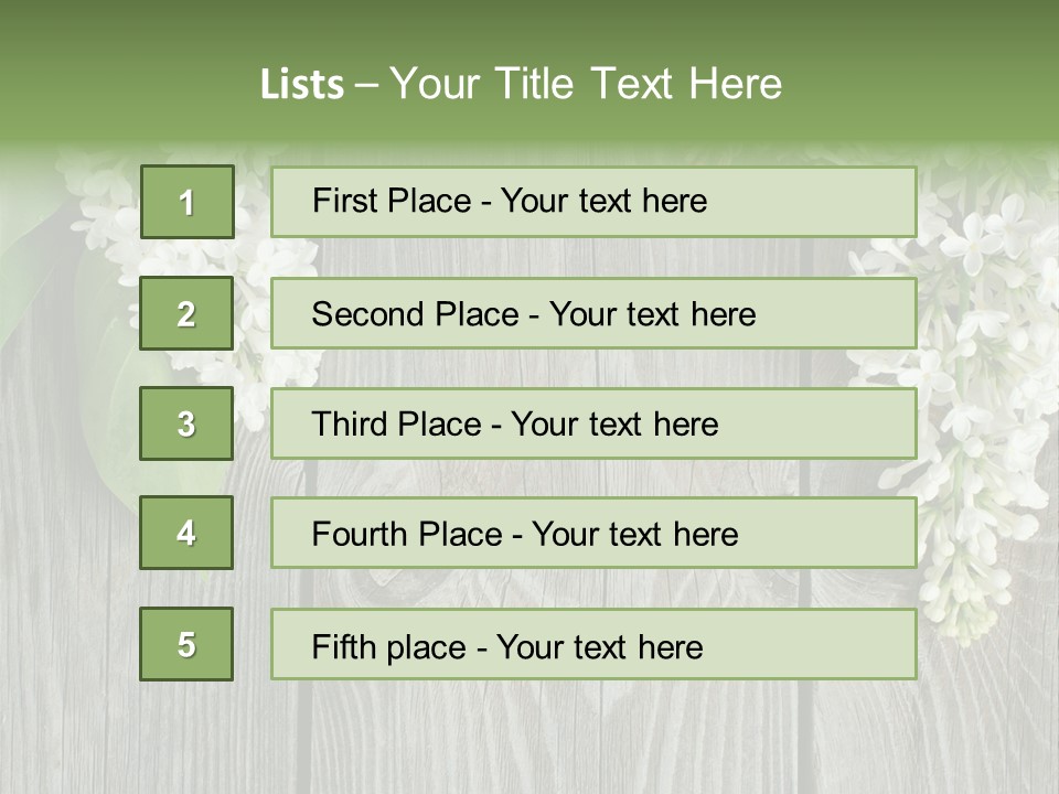 Flora Beauty Space PowerPoint Template