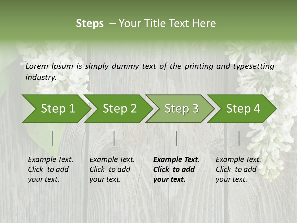 Flora Beauty Space PowerPoint Template