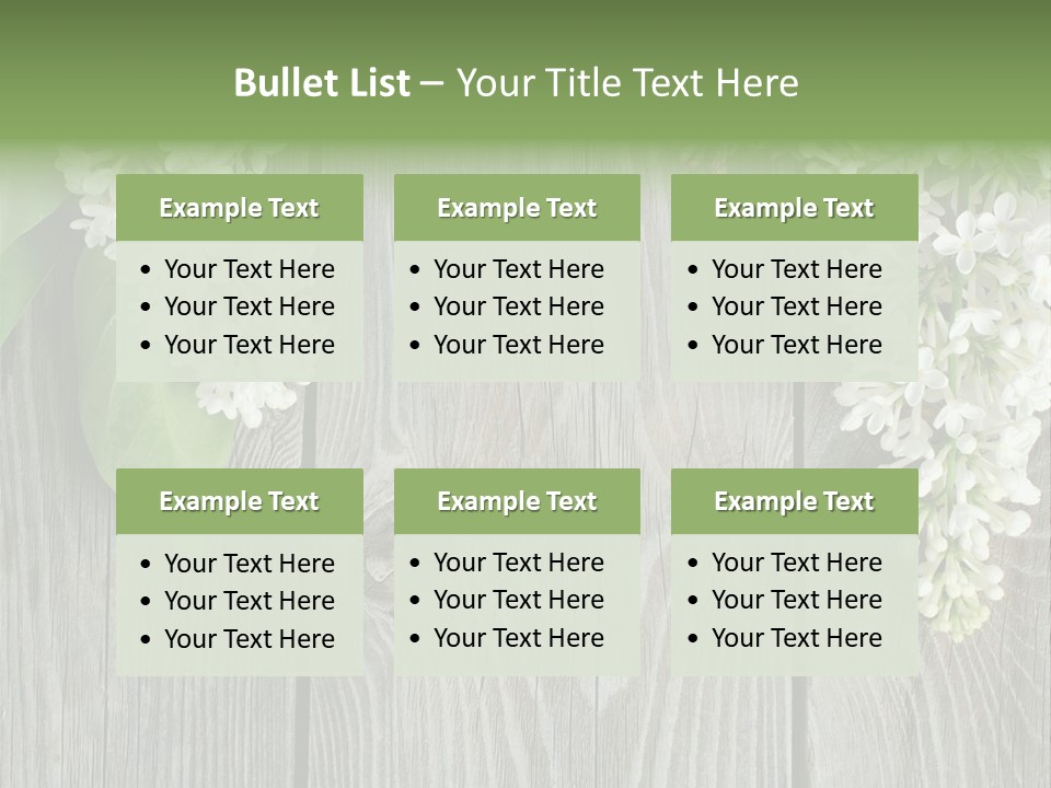 Flora Beauty Space PowerPoint Template