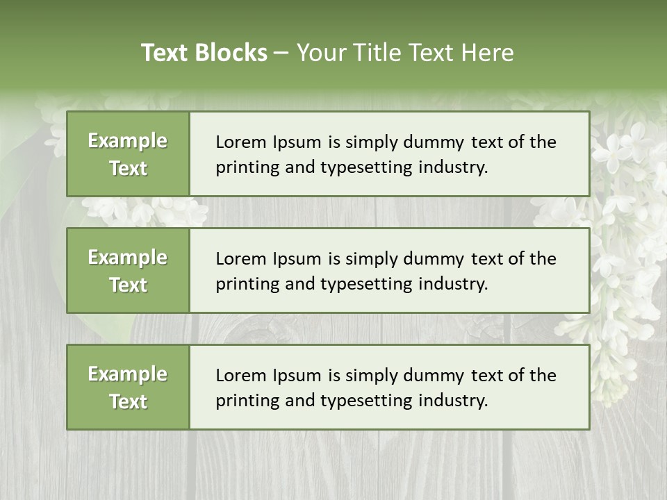 Flora Beauty Space PowerPoint Template