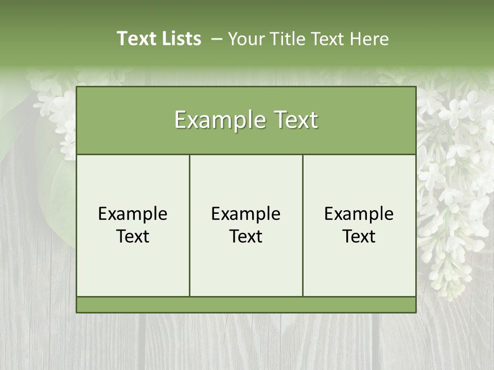 Flora Beauty Space PowerPoint Template