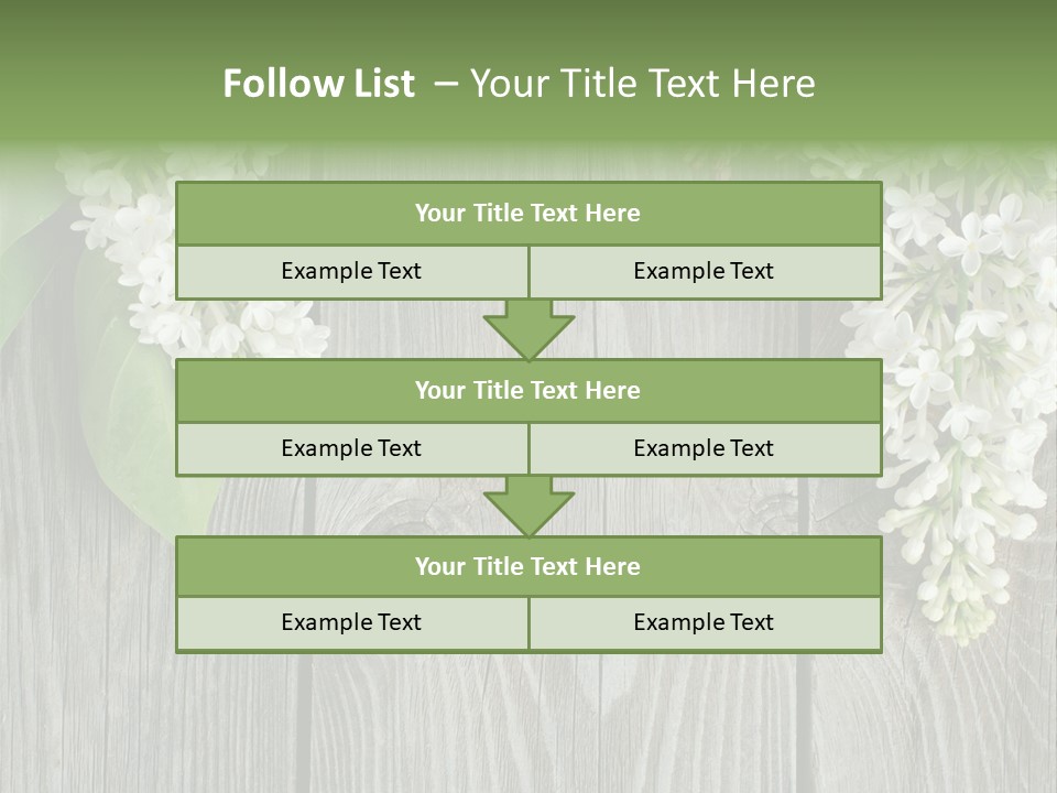 Flora Beauty Space PowerPoint Template