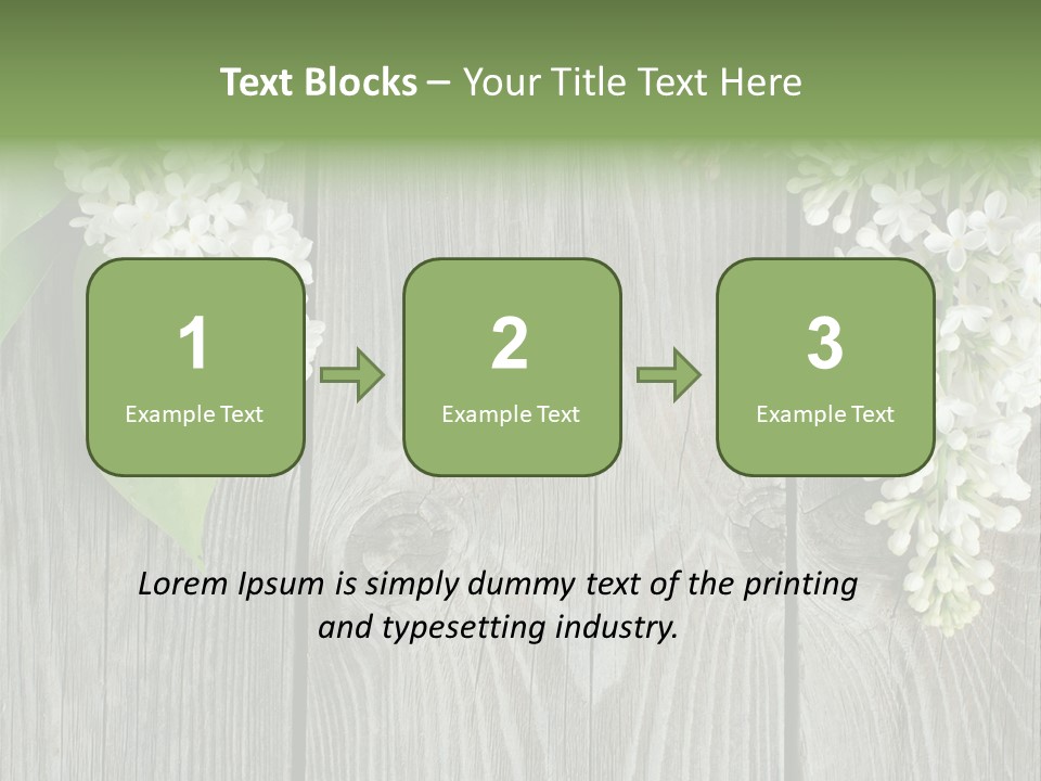 Flora Beauty Space PowerPoint Template