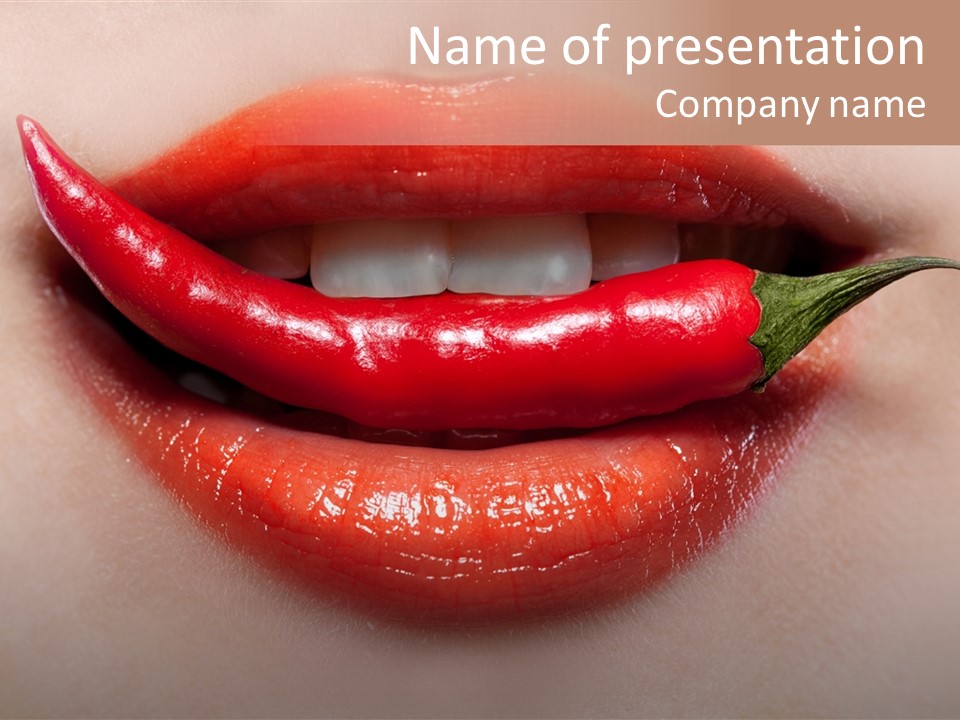 Food Heat People PowerPoint Template