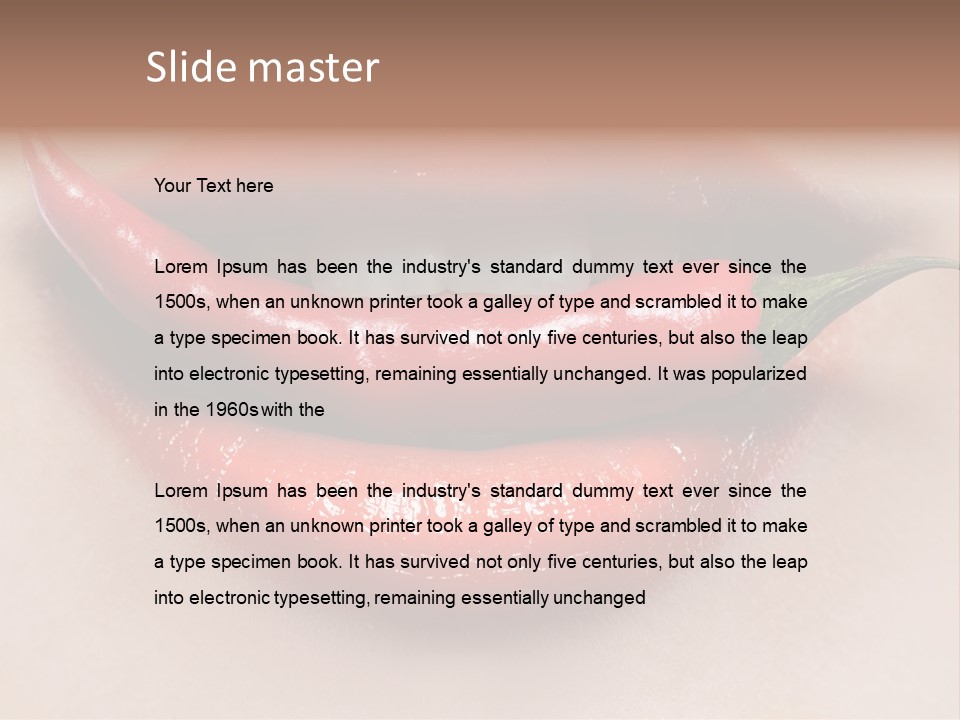 Food Heat People PowerPoint Template