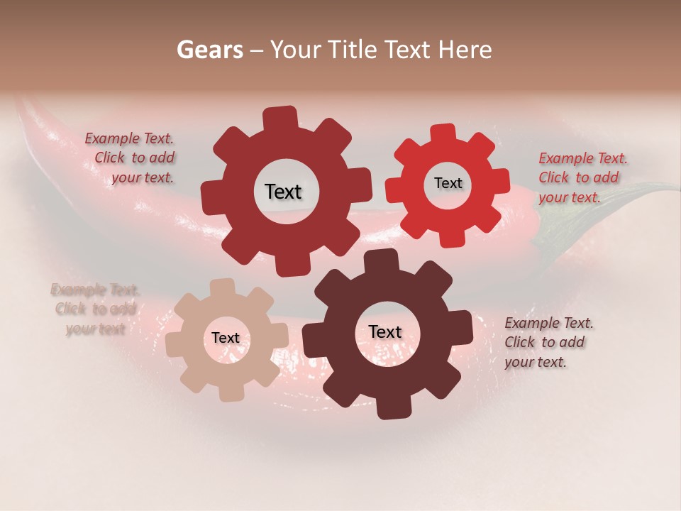 Food Heat People PowerPoint Template