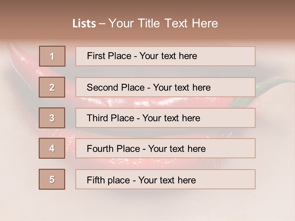 Food Heat People PowerPoint Template