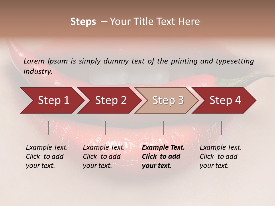 Food Heat People PowerPoint Template