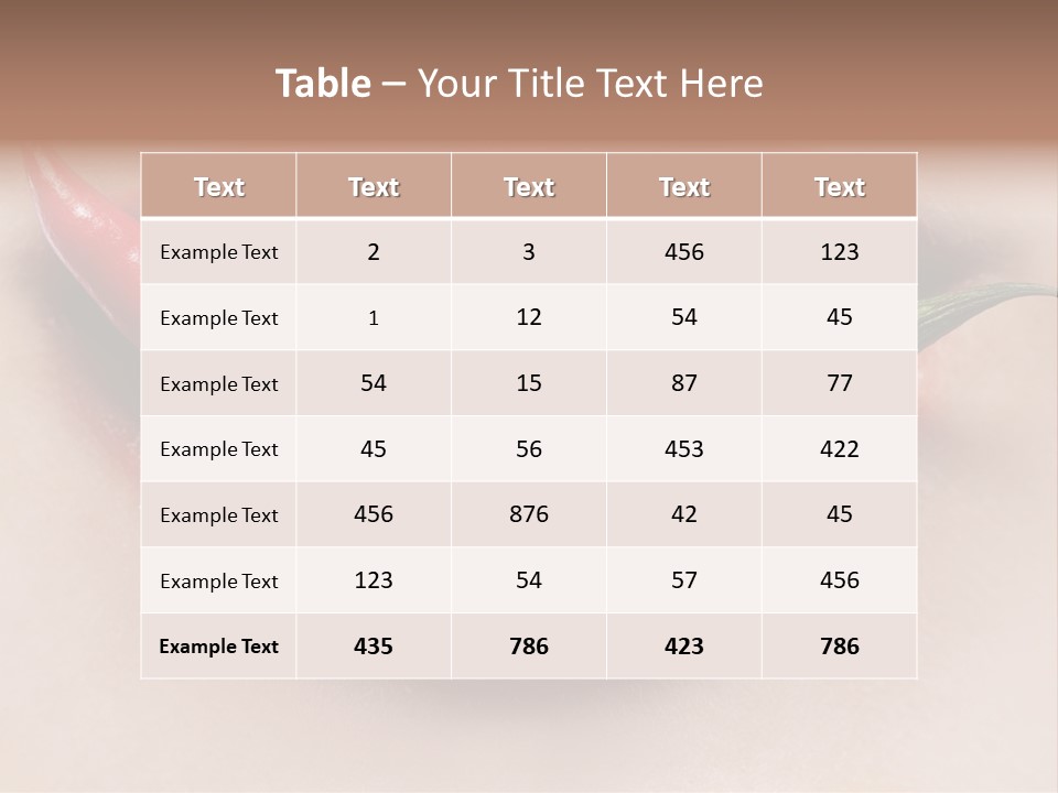 Food Heat People PowerPoint Template