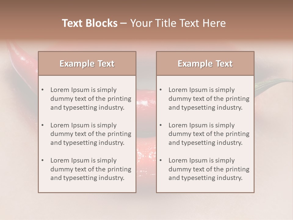 Food Heat People PowerPoint Template