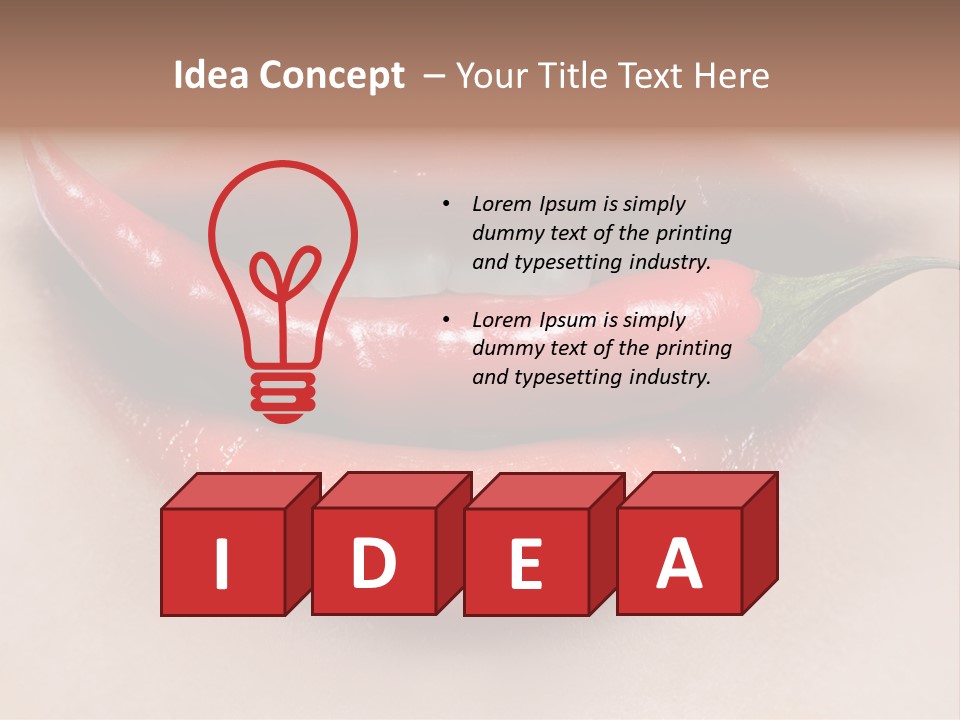 Food Heat People PowerPoint Template