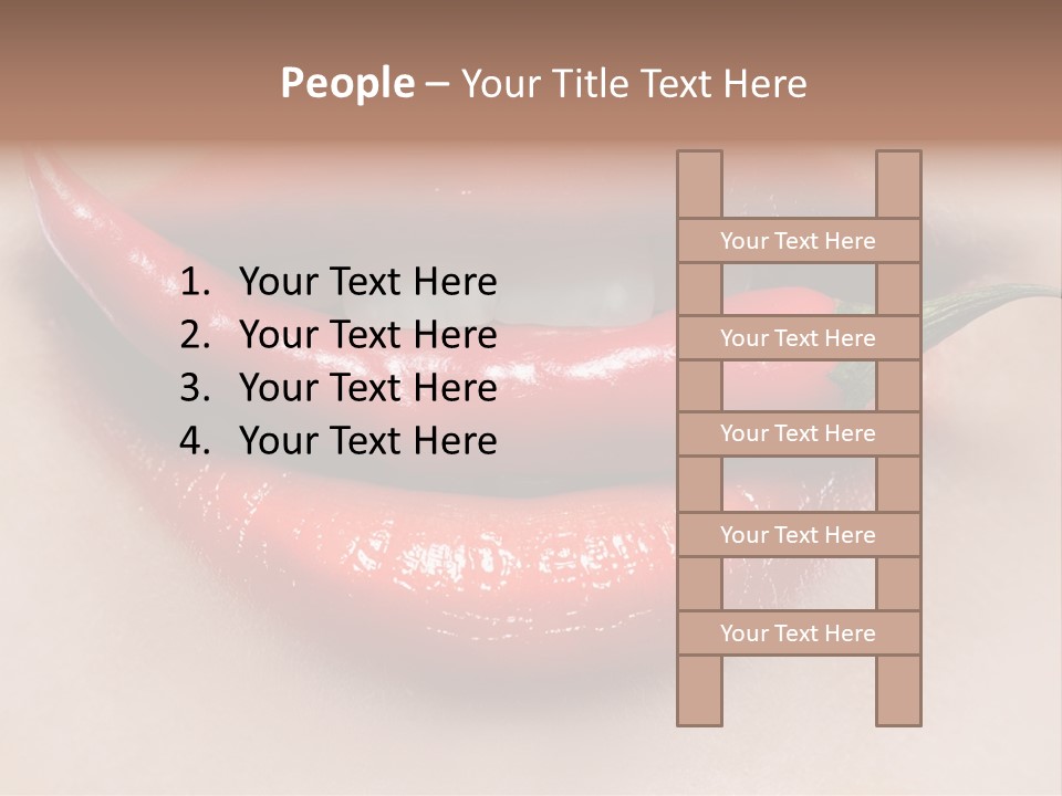 Food Heat People PowerPoint Template