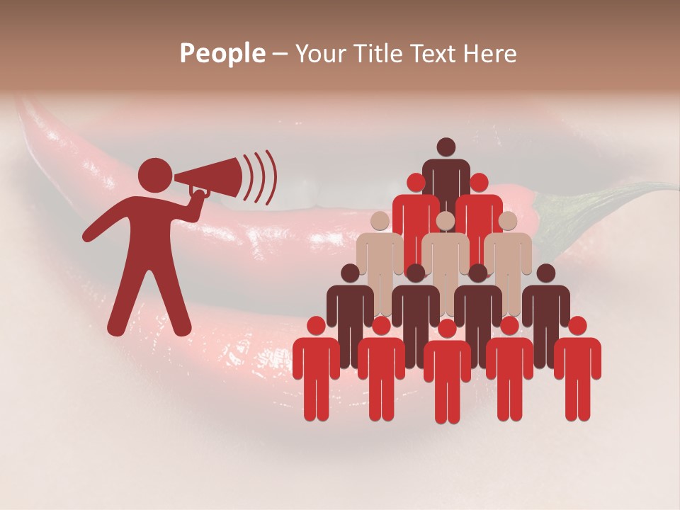 Food Heat People PowerPoint Template