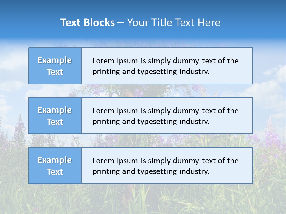 Adult Sky Elegant PowerPoint Template