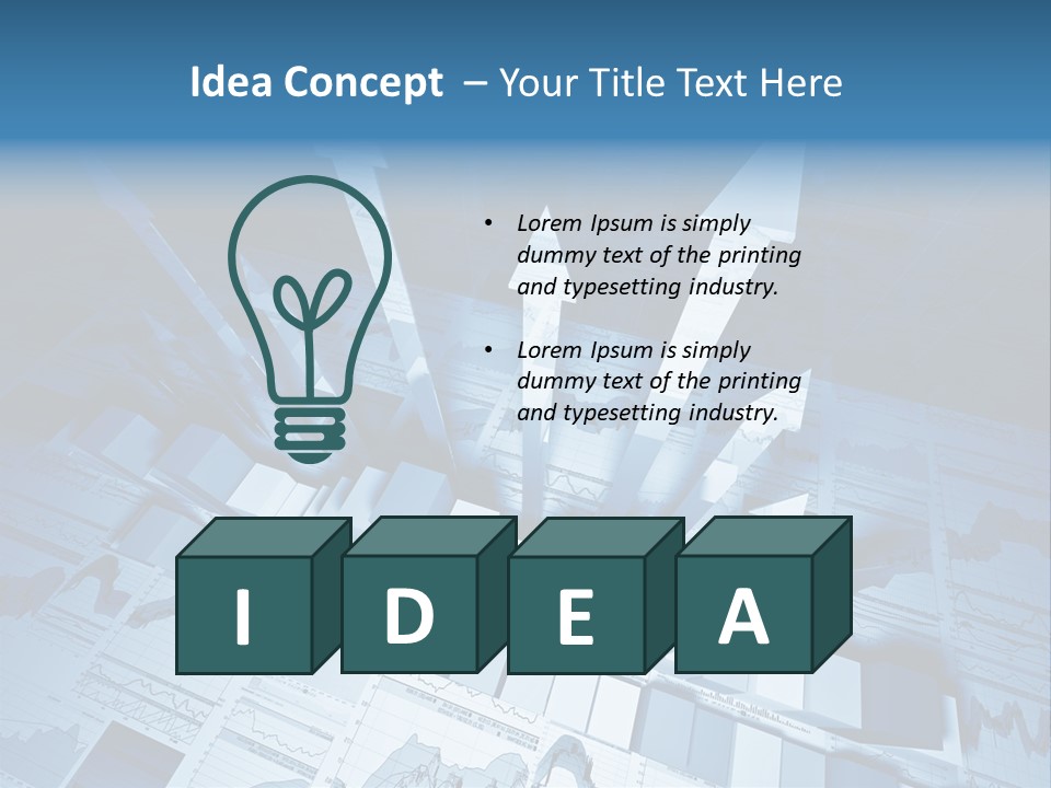 Future Statistic Graph PowerPoint Template