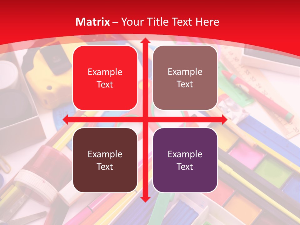 Shears Learning Brush PowerPoint Template