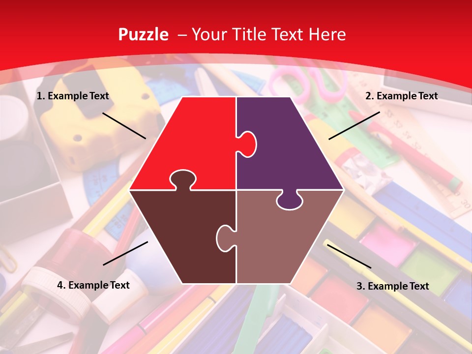 Shears Learning Brush PowerPoint Template