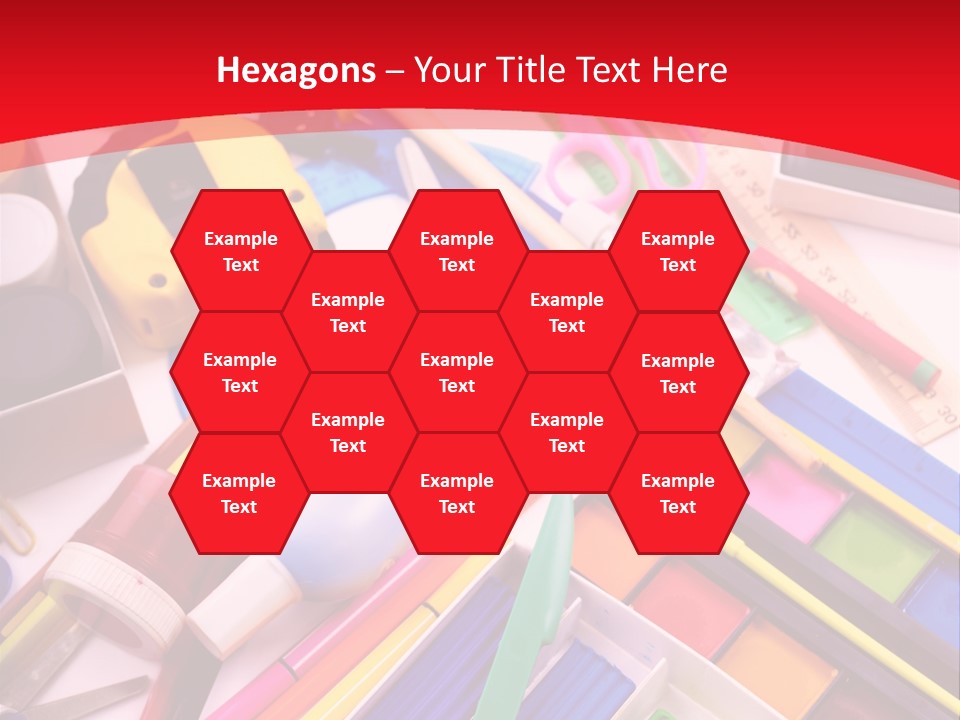 Shears Learning Brush PowerPoint Template