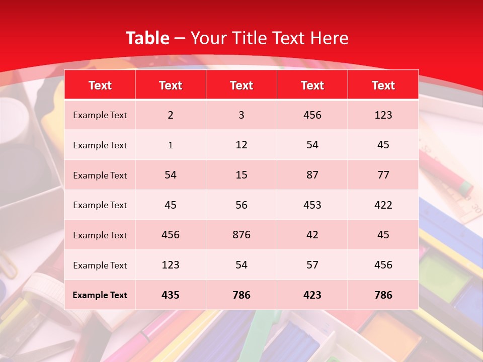 Shears Learning Brush PowerPoint Template