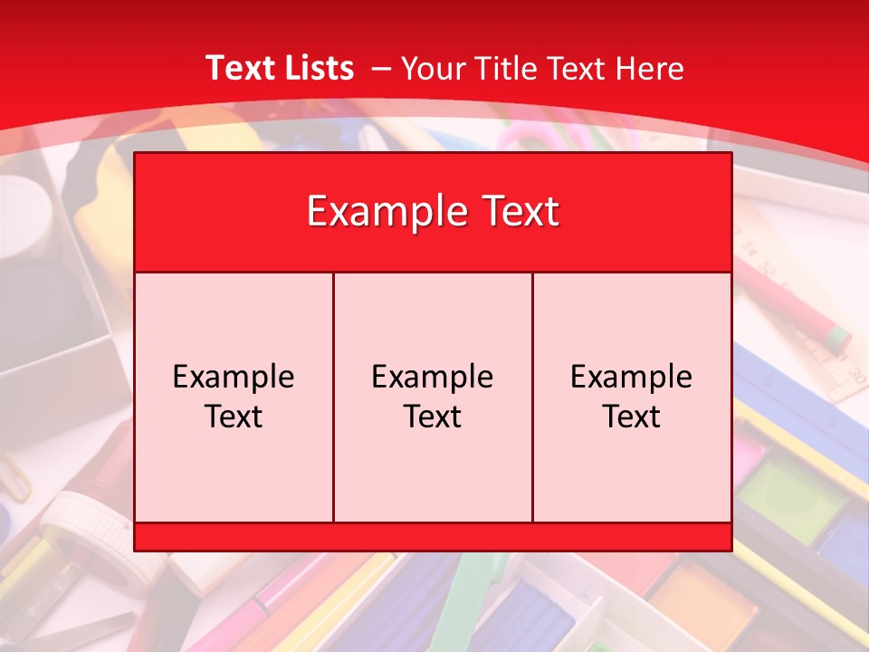Shears Learning Brush PowerPoint Template