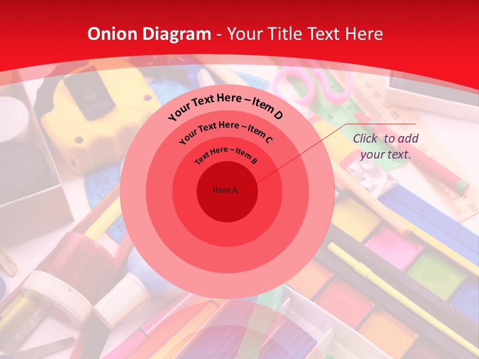 Shears Learning Brush PowerPoint Template