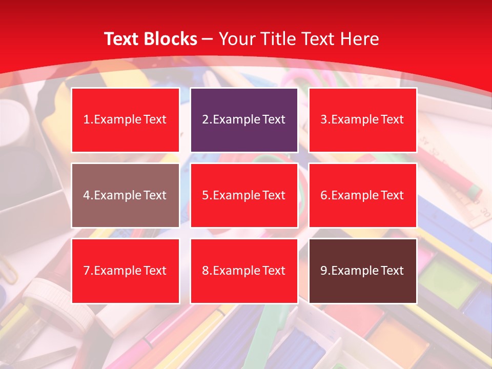 Shears Learning Brush PowerPoint Template