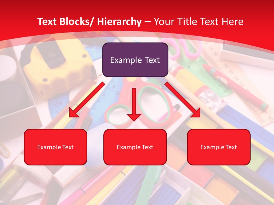 Shears Learning Brush PowerPoint Template