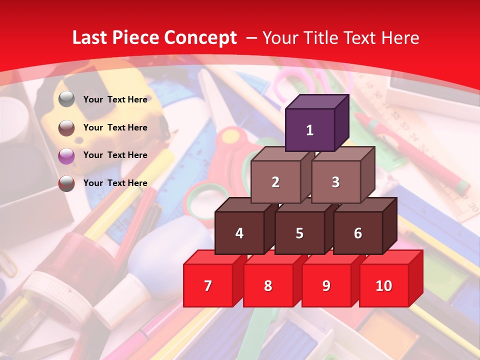 Shears Learning Brush PowerPoint Template