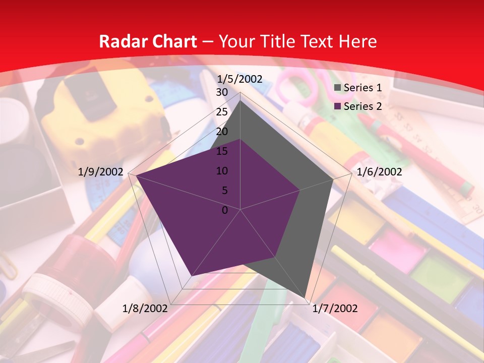 Shears Learning Brush PowerPoint Template