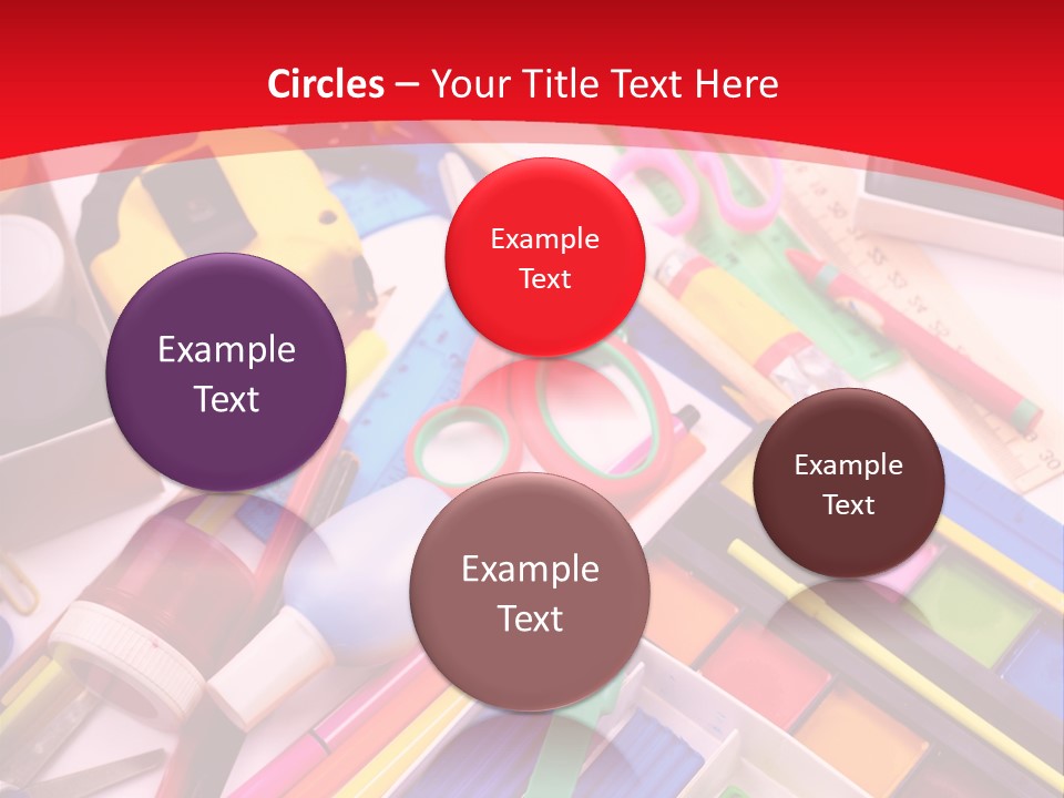 Shears Learning Brush PowerPoint Template