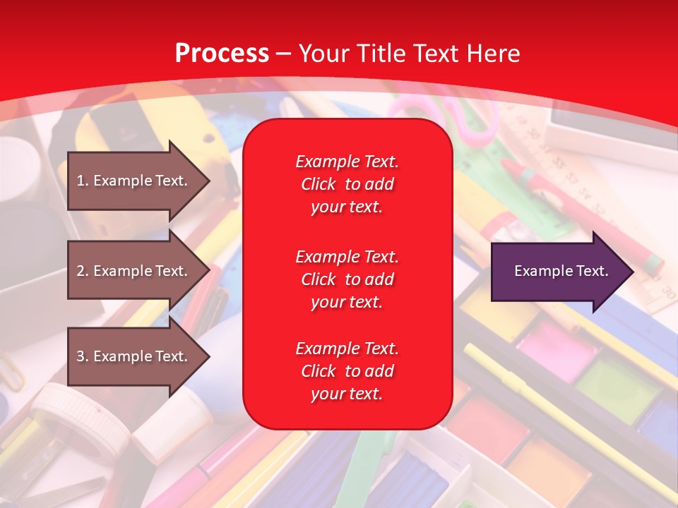 Shears Learning Brush PowerPoint Template