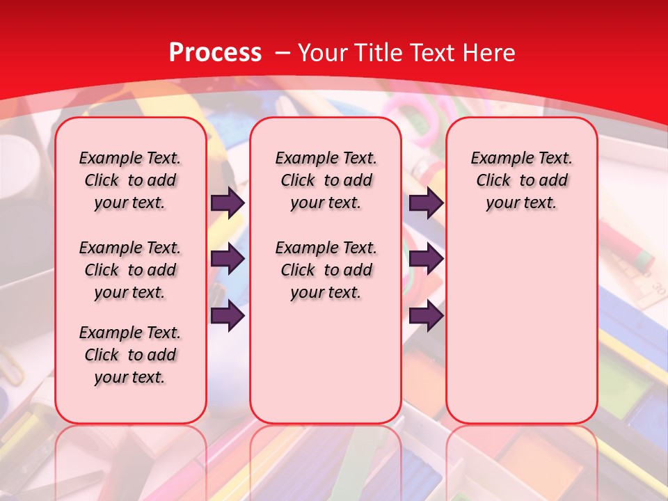 Shears Learning Brush PowerPoint Template
