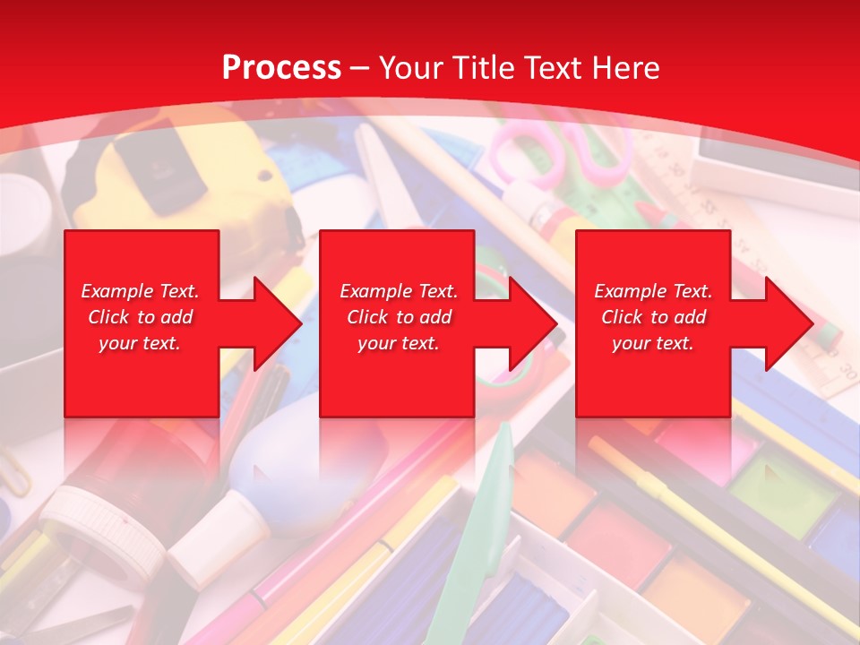 Shears Learning Brush PowerPoint Template