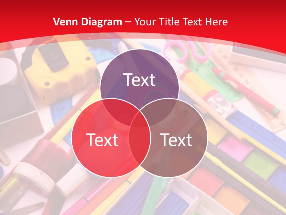 Shears Learning Brush PowerPoint Template