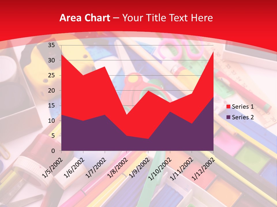Shears Learning Brush PowerPoint Template