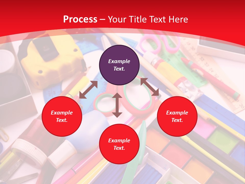 Shears Learning Brush PowerPoint Template