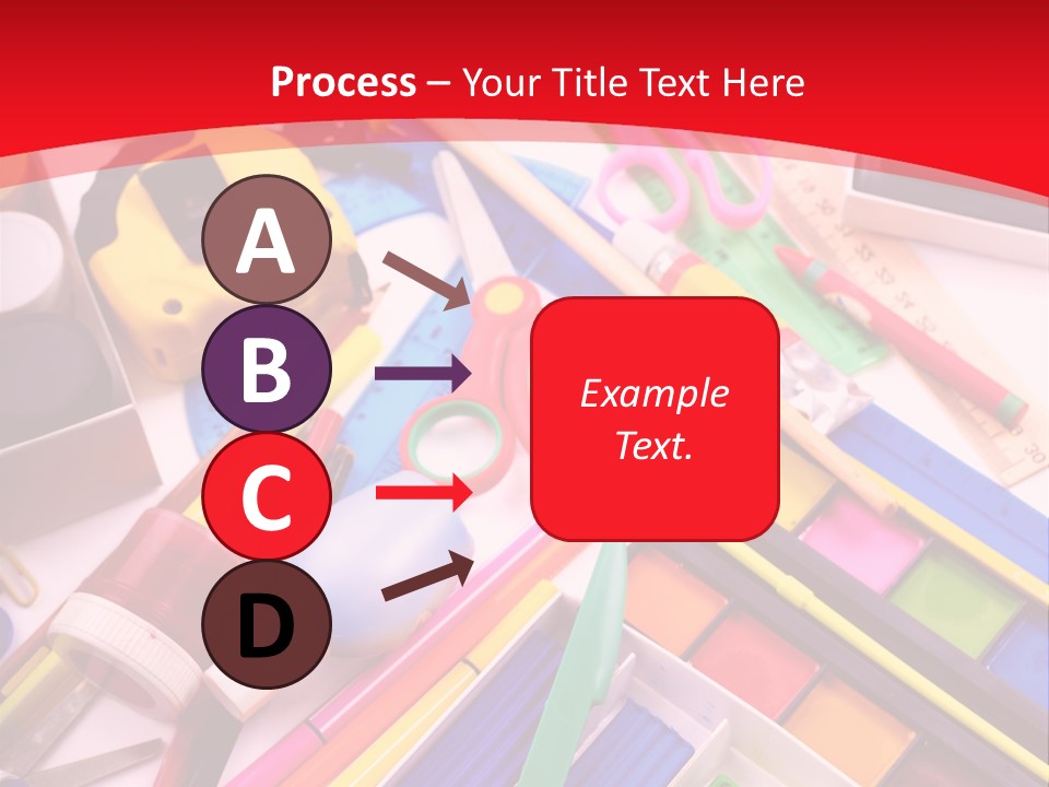Shears Learning Brush PowerPoint Template