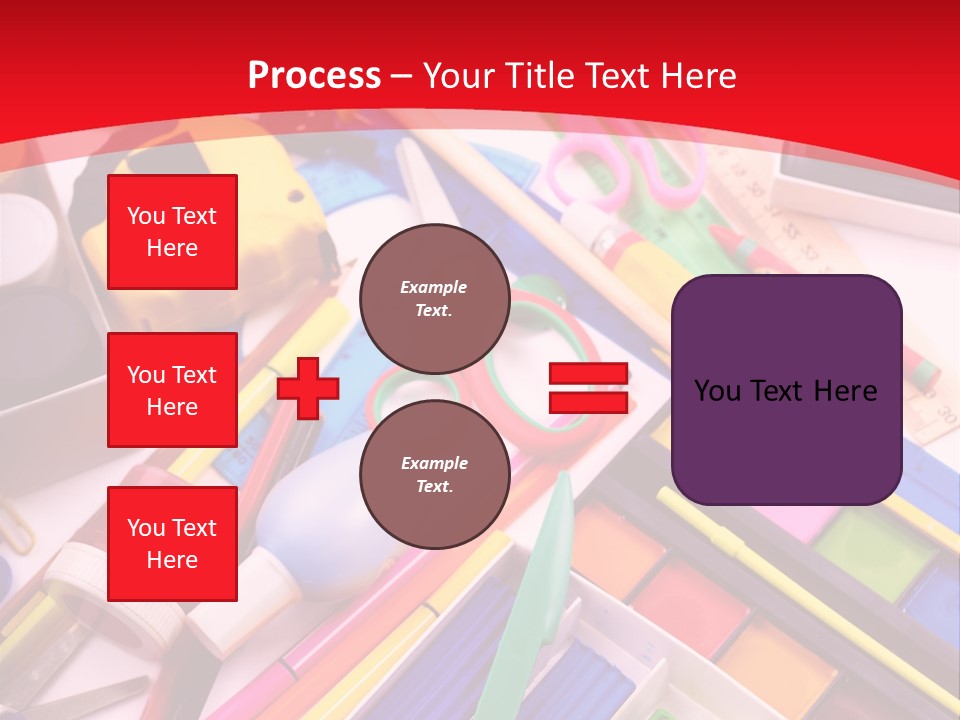 Shears Learning Brush PowerPoint Template