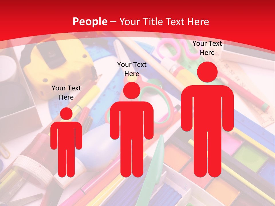 Shears Learning Brush PowerPoint Template