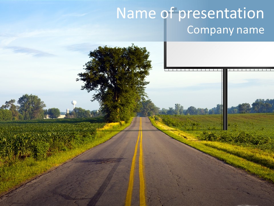 Commercial Surface White PowerPoint Template