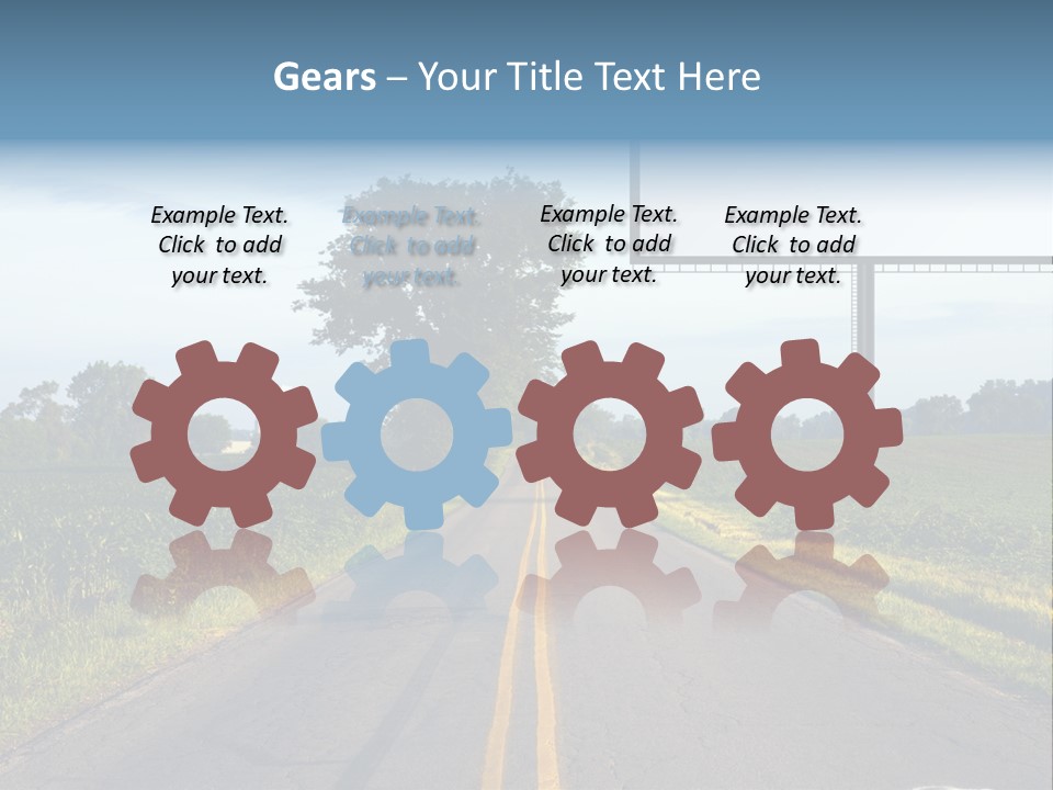 Commercial Surface White PowerPoint Template